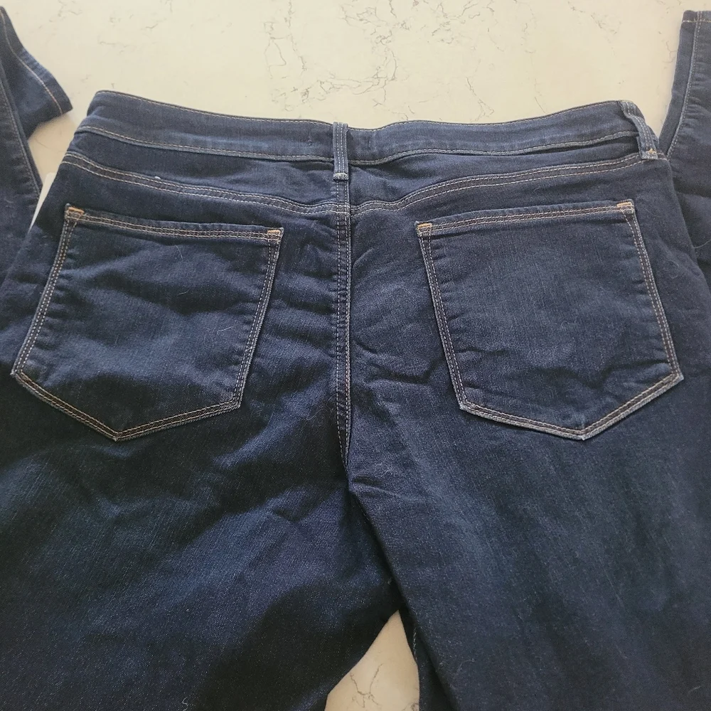 Athleta Ultra Skinny Sculptek Midnight Jeans Size 16 - Picture 7 of 7